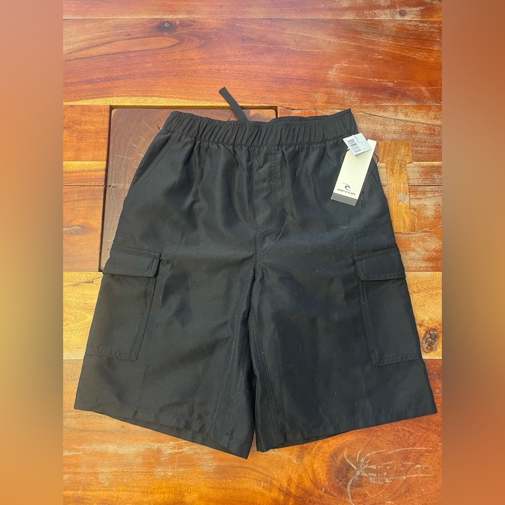 Rip Curl Black Cargo Shorts for Kids